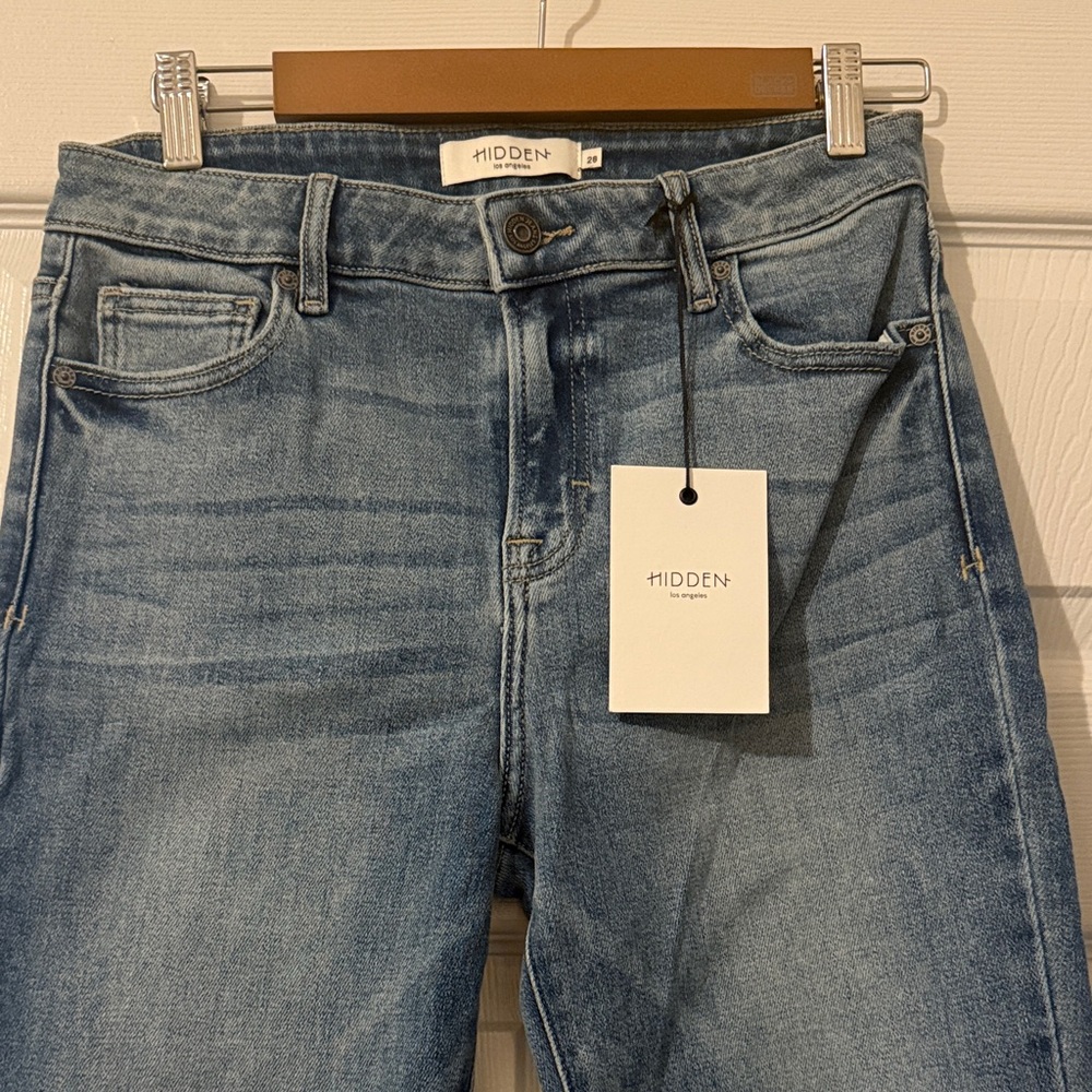 Hidden Women's Classic Blue Cropped Jeans